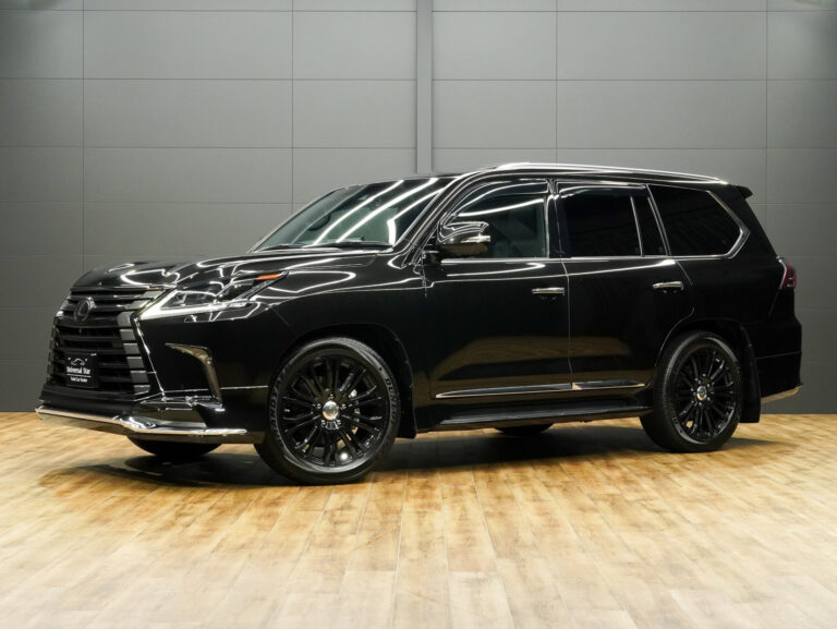 レクサス LX570 ブラック シークエンス 4WD 令和3年4月最終後期モデル LEXUSセーフティシステム モデリスタエアロ TRD21インチAW パノラマビューカメラ ドラレコ 本革シート(冷温機能付) サンルーフ COOLBOX冷蔵庫 HUD ドラレコ ビルトインETC2.0 Pバックドア