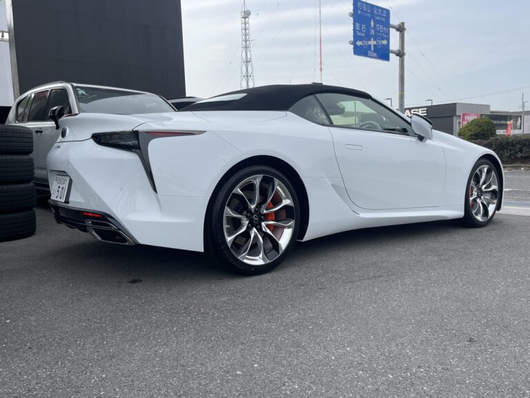 レクサスLC500 コンバーチブルをご成約頂きまして誠に有難うございました!