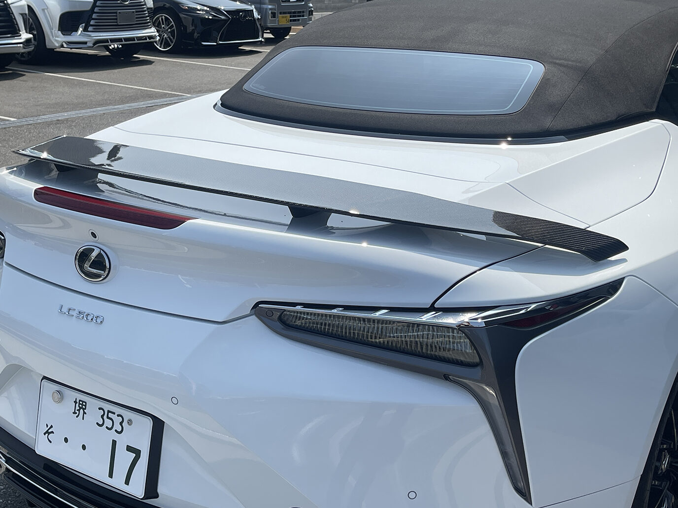 レクサスLC500 コンバーチブル TRDエアロ+UNIVERSAL DESIGN リアウイング 21インチホイールをご成約いただきまして誠に有難うございました!