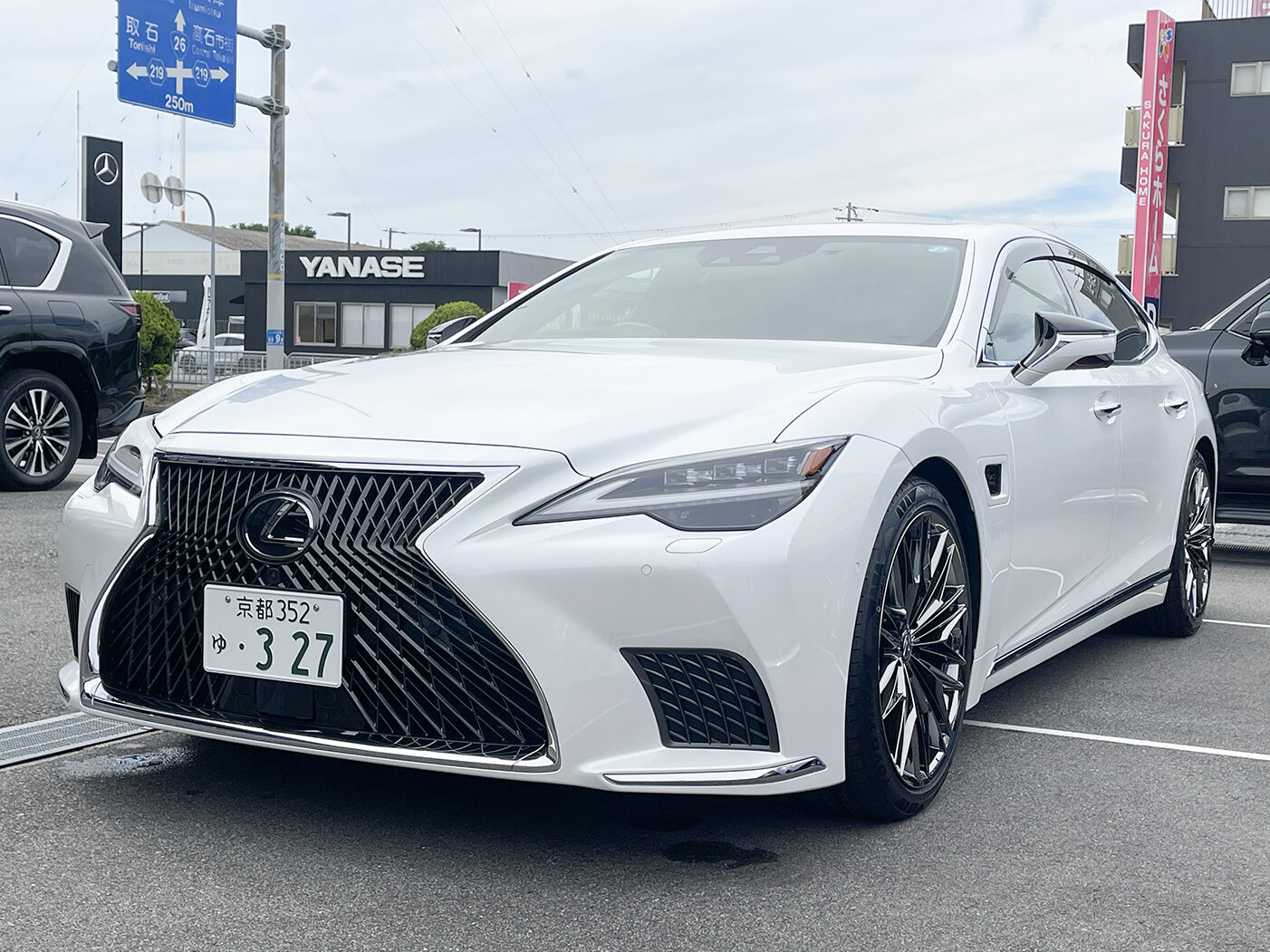 レクサスLS500h オリジナル21インチホイールをご成約頂きまして誠に有難うございました！