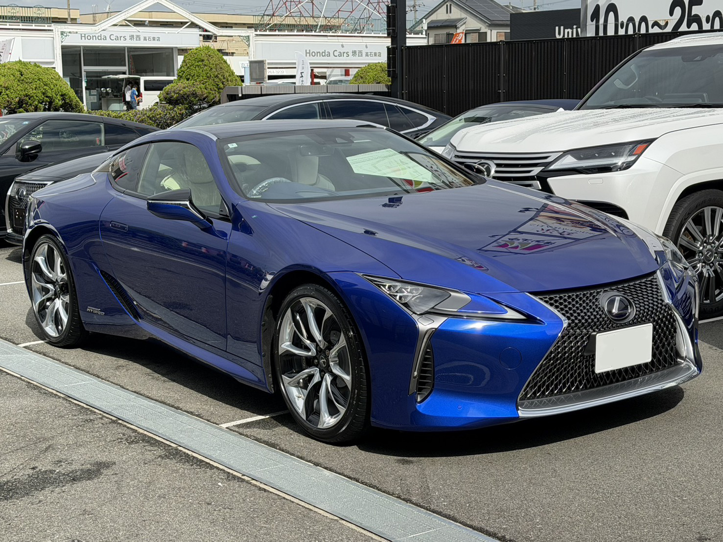 レクサスLC500 限定車 ストラクチュラルブルー ご納車